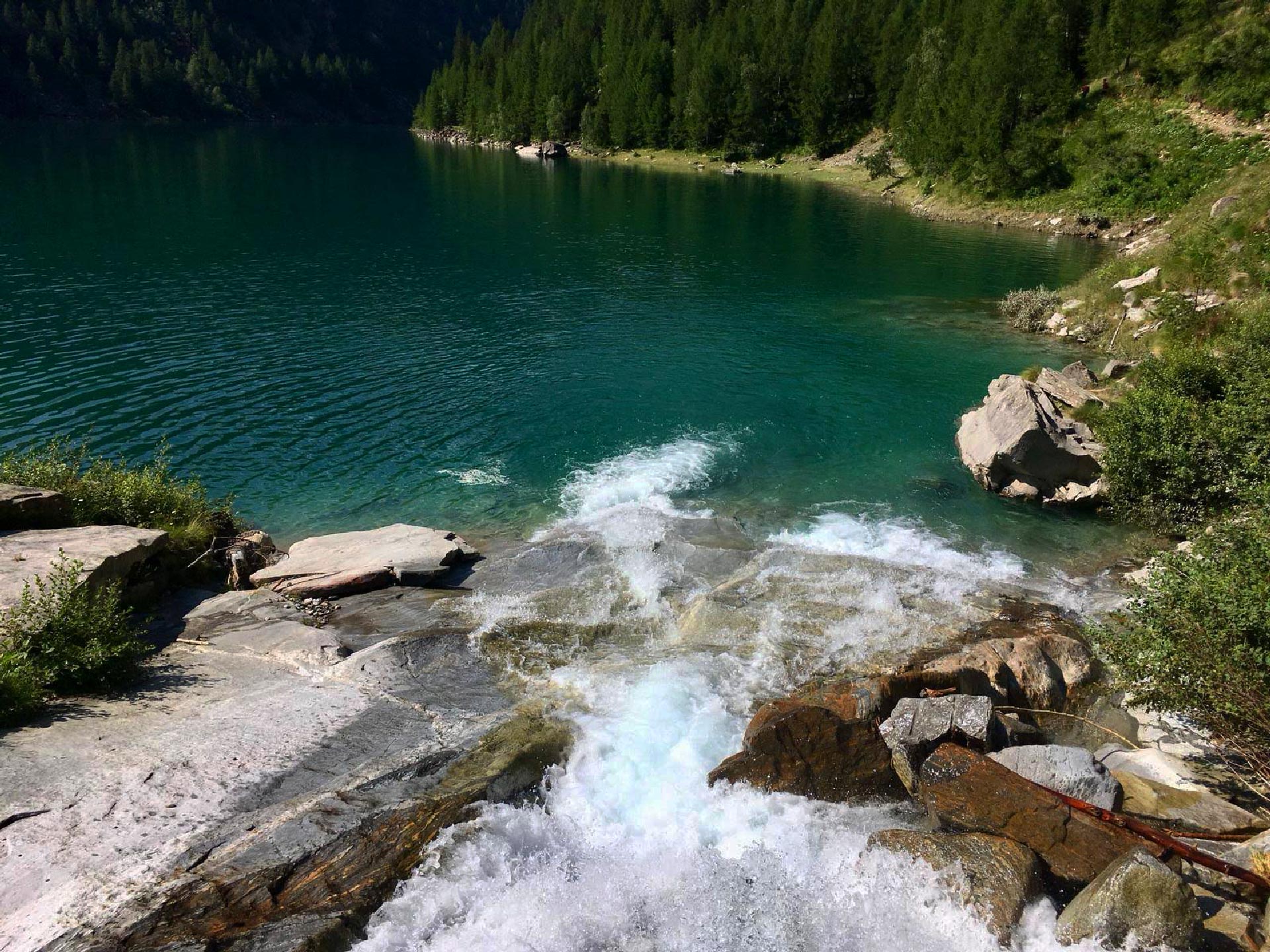 uno scorcio del lago Campiccioli, Valle Antrona, Piemonte